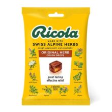 آبنبات سرفه گیاهی اورجینال ریکولا Ricola Original Herb Cough Drops