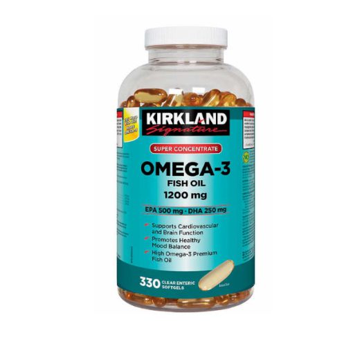 امگا 3 کرکلند اصل - Kirkland Omega-3 با 500 میلی‌گرم EPA و 250 میلی‌گرم DHA