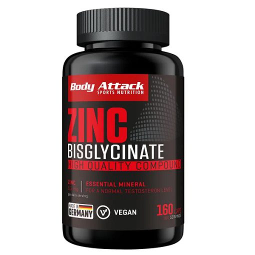 بیس گلیسینات روی بادی اتک 160 عدد Body Attack Zink Bisglycinate 6654dbc50570e.jpeg