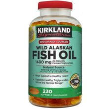 روغن ماهی آلاسکا وحشی کرکلند 1400 میلی گرم 230 عدد 6654df01922a5.jpeg