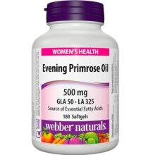 روغن گل مغربی وبر نچرالز 180 عدد Webber Evening Primrose Oil