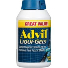 مسکن ادویل لیکوئید ژل 200 عدد Advil Liqui-Gels 200mg