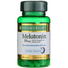 ملاتونین نیچرز بونتی 60 کپسول Nature’s Bounty Melatonin 10mg