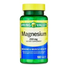 منیزیم 250 میلی گرم اسپرینگ والی 100 عددی Spring Valley Magnesium 250 Mg