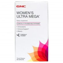 مولتی ویتامین الترا مگا ویمن جی ان سی 60 عدد GNC  Ultra Mega Women