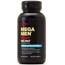 مولتی ویتامین مگا من اسپورت 60 عدد جی ان سی GNC