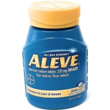 ناپروکسن سدیم الیو 220 میلی گرم 320 کپسول Aleve Naproxen Sodium