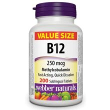 ویتامین B12 وبر نچرالز 250 میکروگرم 200 عدد