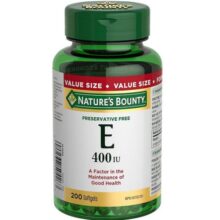 ویتامین ای نیچرز بونتی 400 واحد 200 عدد Nature’s Bounty Vitamin E 400IU 6654cee87847d.jpeg