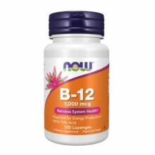 ویتامین ب12 ناو 100 عددی NOW Vitamin B-12 1000 mcg Lozenges