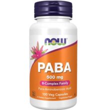پابا ناو 500 میلی گرم 100 عدد NOW PABA