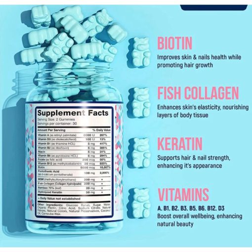 پاستیل بیوتین کلاژن کراتین  Biotin Collagen Keratin 66867d2c9197a.jpeg