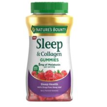 پاستیل تقویت کننده خواب و کلاژن نیچرز بونتی 140 عدد