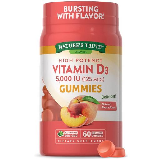 پاستیل ویتامین دی نیچرز تریث Nature’s Truth Vitamin D3 6626a313e158a.jpeg