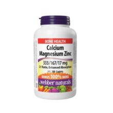 کلسیم منیزیم زینک وبر نچرالز Webber Naturals Calcium Magnesium Zinc