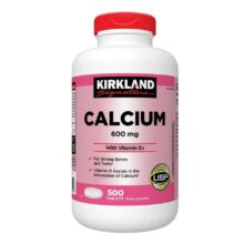 کلسیم و د3 کرکلند 500 عددی Kirkland Signature Calcium 600 mg. with Vitamin D3