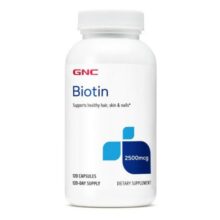 کپسول بیوتین جی ان سی GNC BIOTIN 2500MCG
