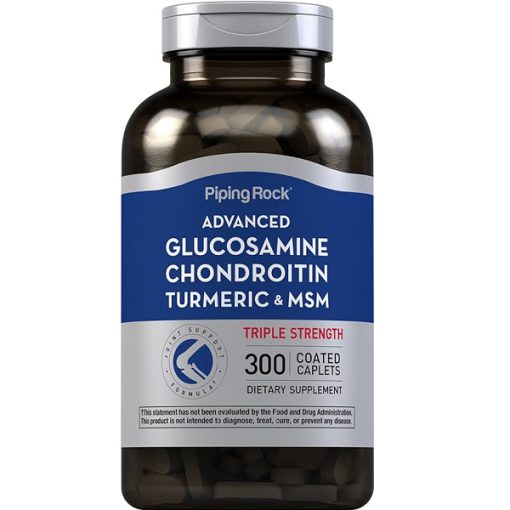 گلوکزامین کندرویتین MSM پایپینگ راک حاوی زردچوبه