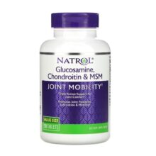 گلوکزامین، کندرویتین و MSM ناترول Glucosamine, Hyaluronic Acid & MSM Capsules NATROL