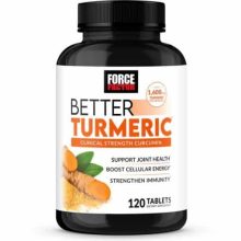 زردچوبه بتر فورس فکتور 120 عددی Force Factor Better Turmeric