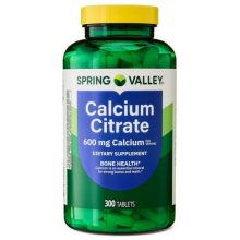 کلسیم سیترات اسپرینگ والی Spring Valley Calcium Citrate