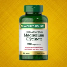 منیزیم گلیسینات نیچرز بونتی Nature’s Bounty Magnesium Glycinate